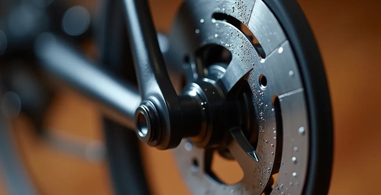 Vista macro detallada de potenciómetro mostrando datos de vatios durante intervalo de alta intensidad