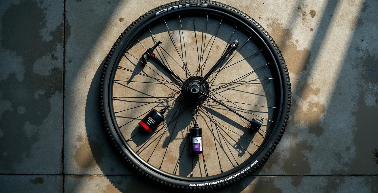 Kit completo de herramientas antipinchazos para ciclista urbano