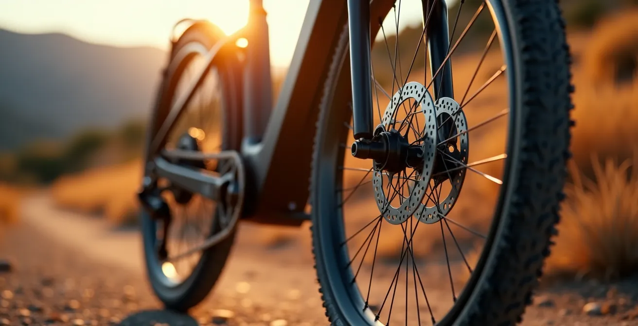 Sistema de disipación de calor en pastillas de freno de alta gama para e-bike
