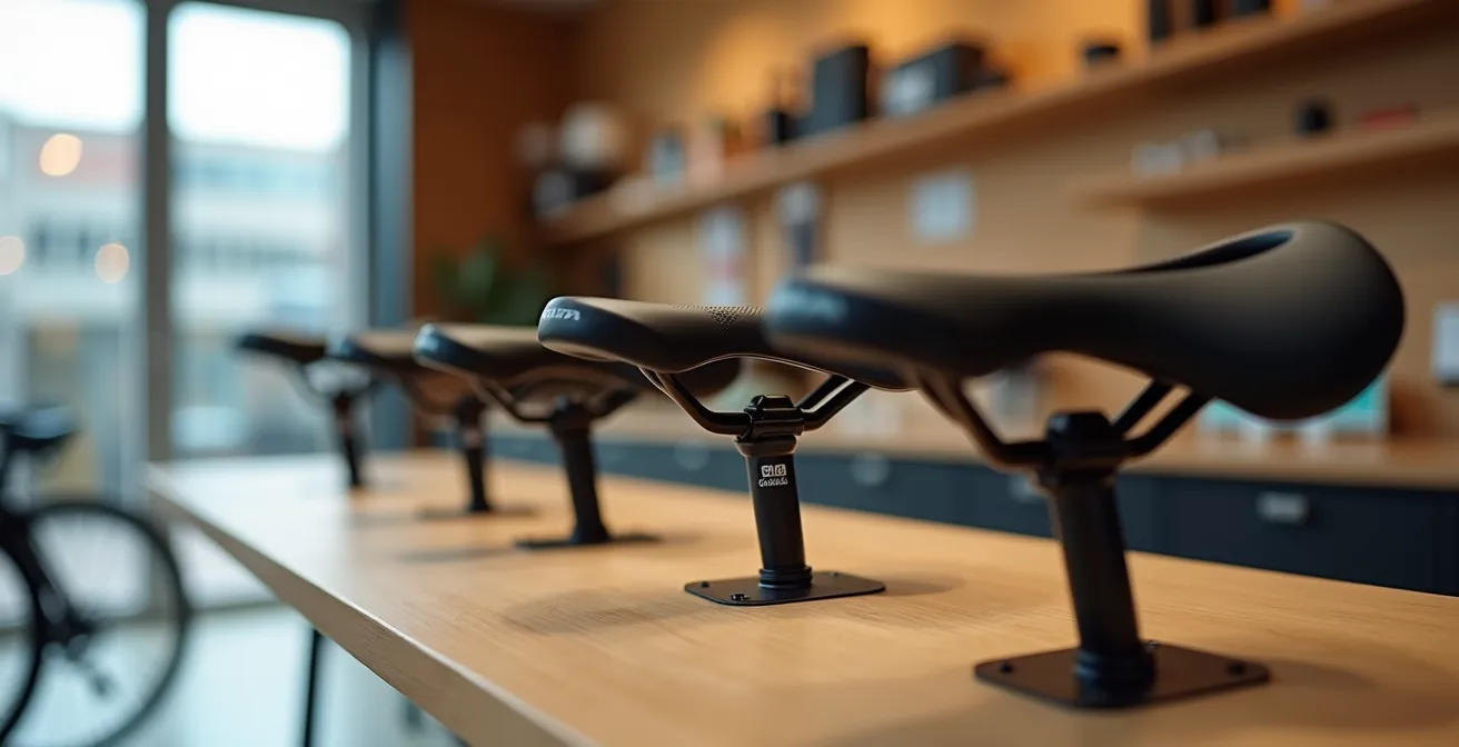 Comparación de diferentes modelos de sillines en banco de pruebas