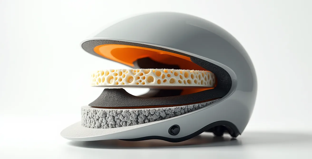 Comparación visual de sistemas de protección rotacional en cascos de ciclismo